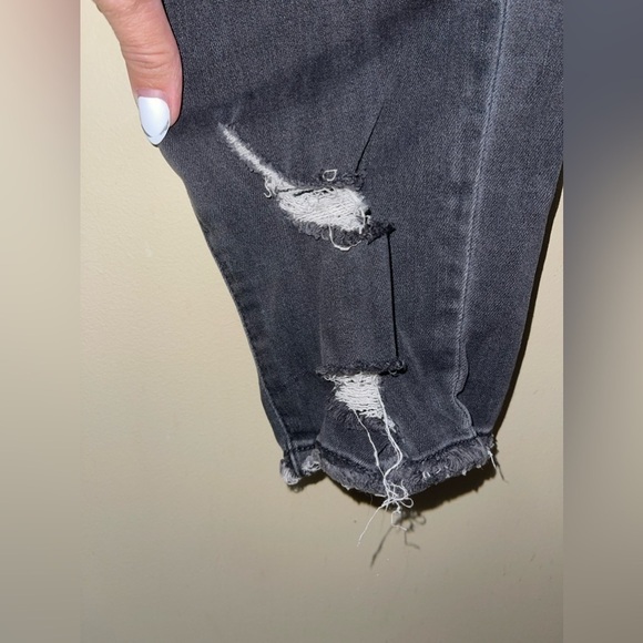 KanCan Jeans || Dark Grey • Style #KC7266GD •Ripped Distressed Ankles size 13/30 - Picture 7 of 12
